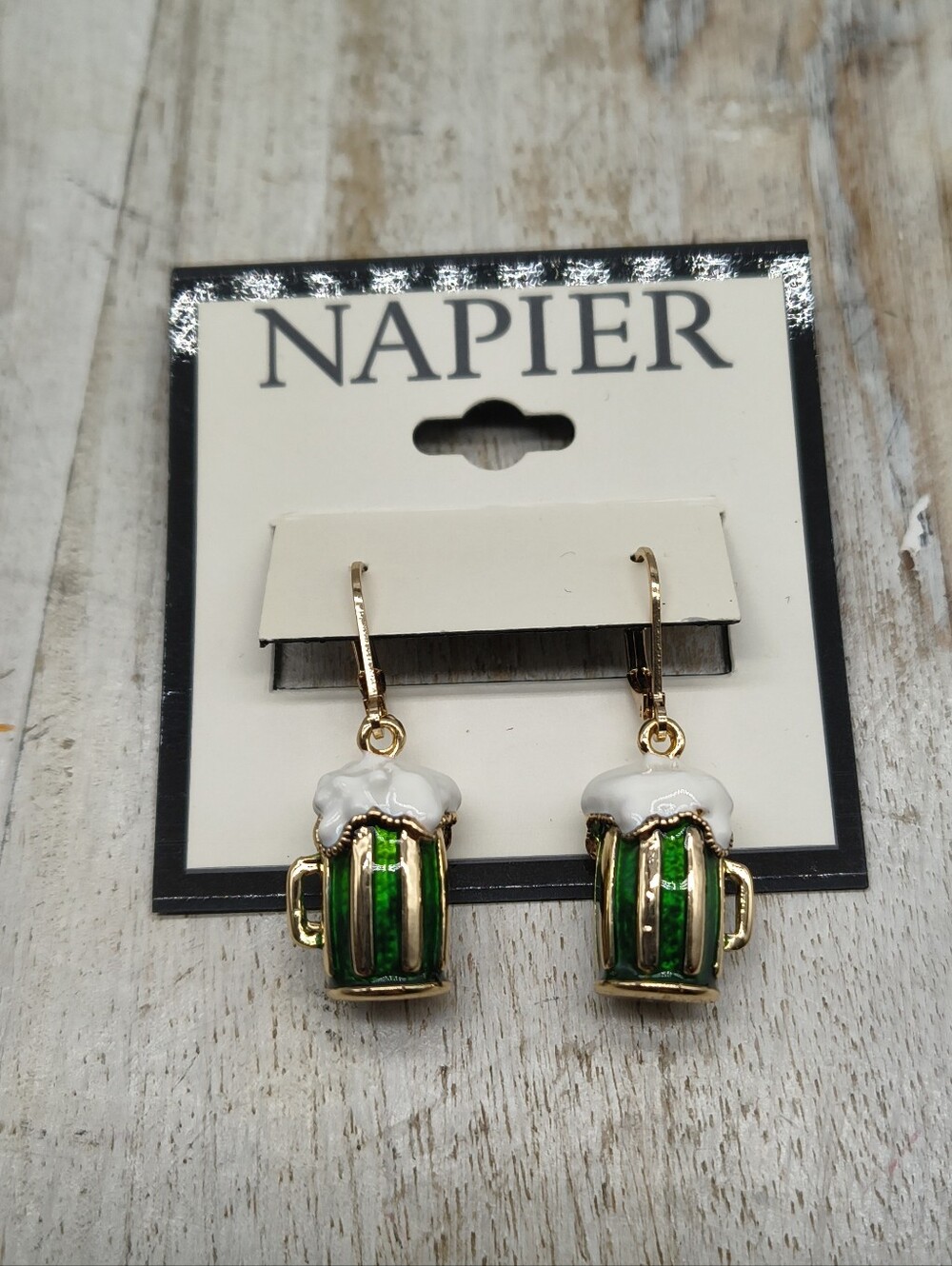 Napier St. Patrick's Beer Earrings